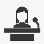 person podium icon illustration isolated 260nw 691139143