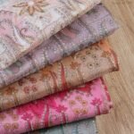 noor organza v cut suit